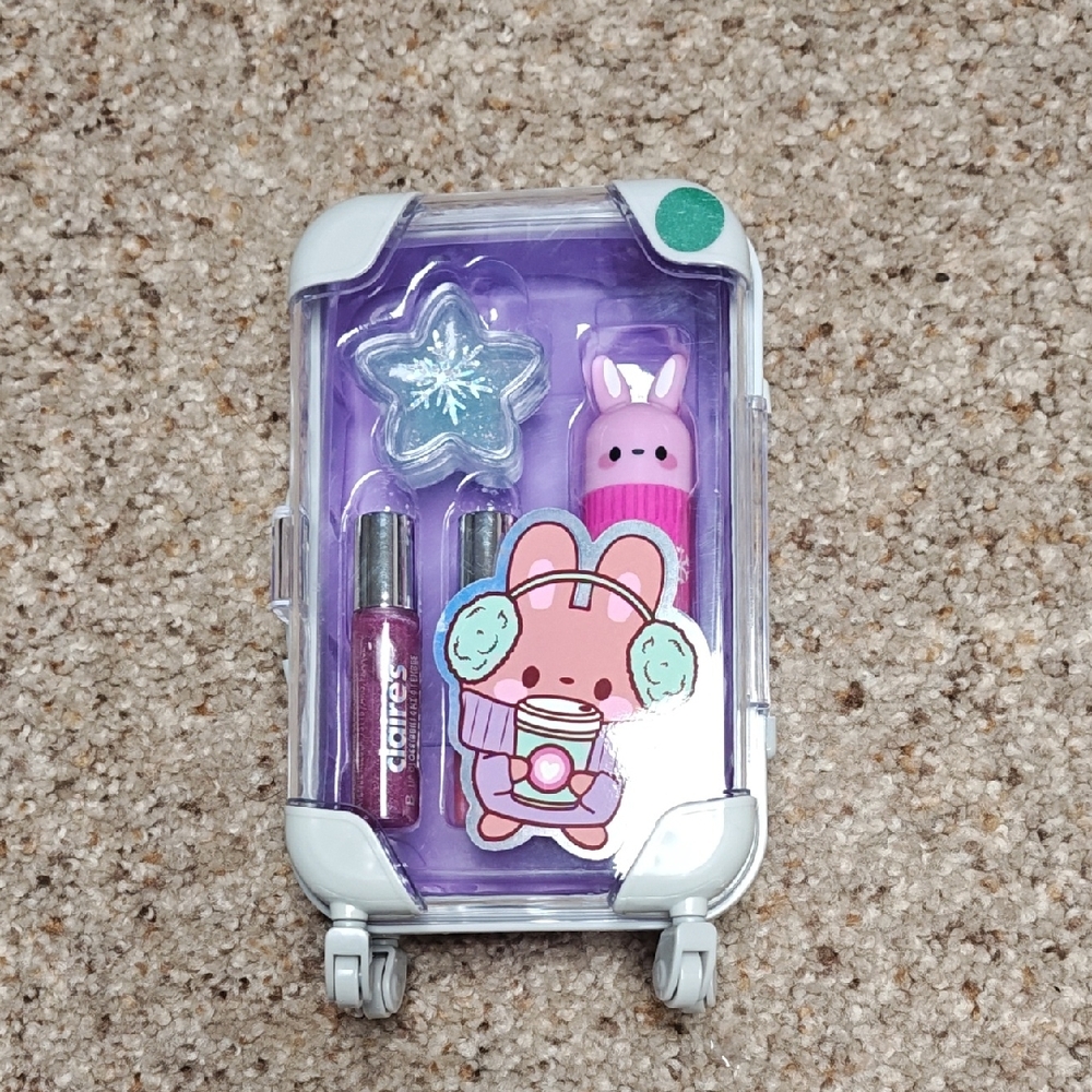 Claire's Purple Bunny Makeup Set